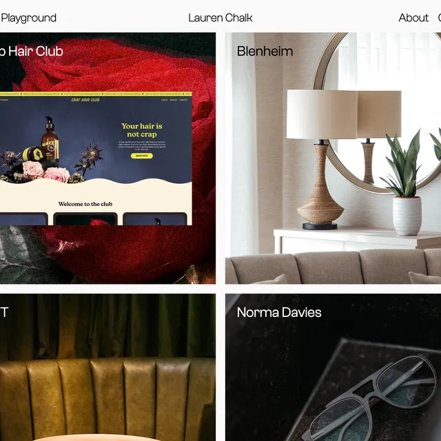 Portfolio entry screenshot